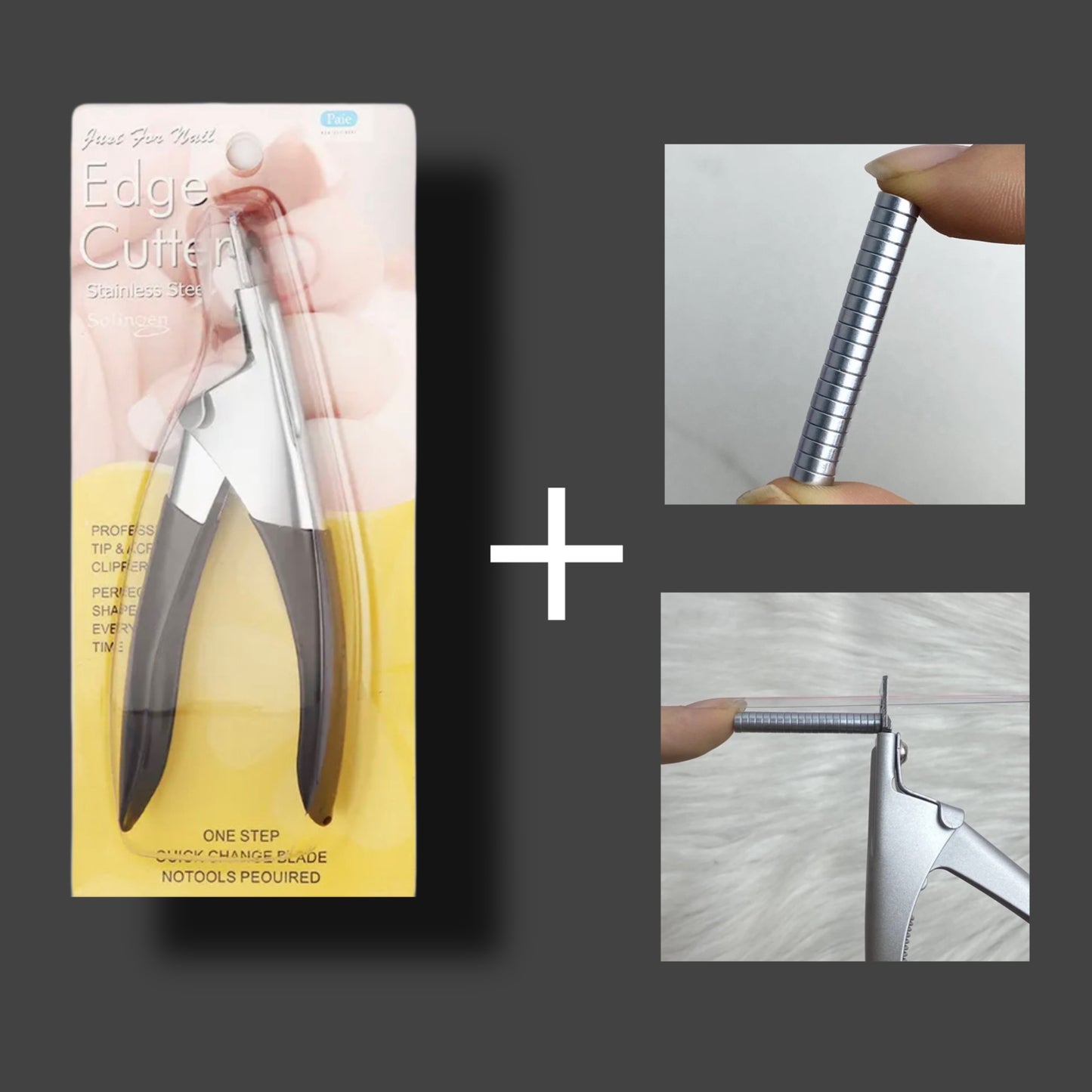 (New) Nail cutter + magnets (6*2mm)